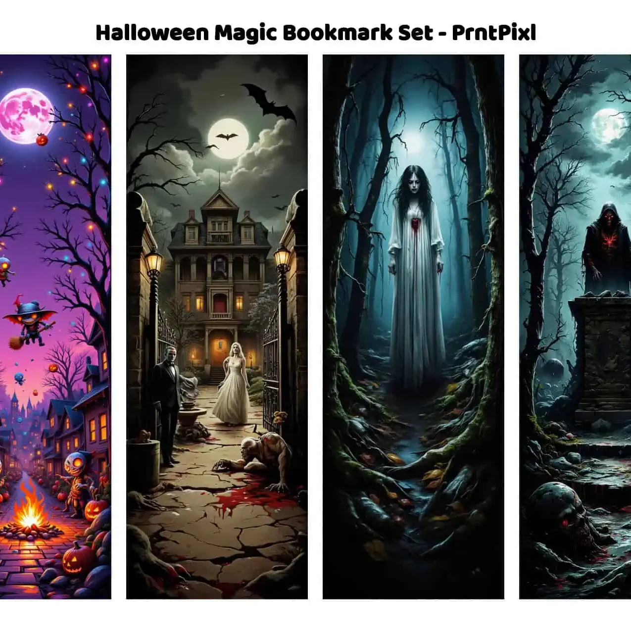 13 Halloween Bookmarks