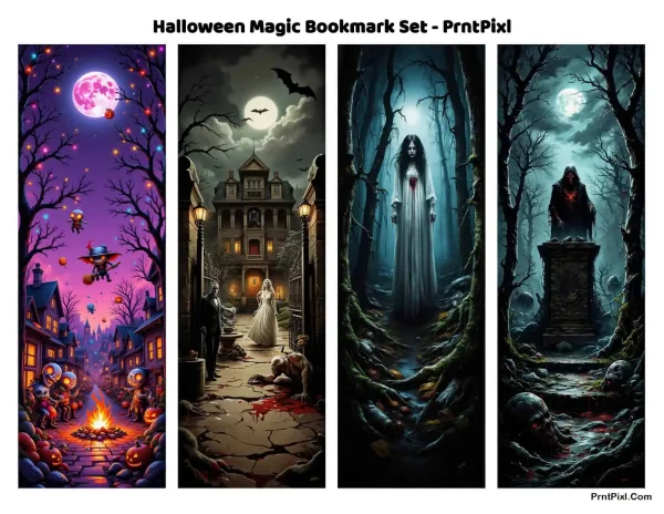 13 Halloween Bookmarks
