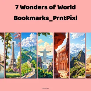 7 Wonders of the World Bookmarks