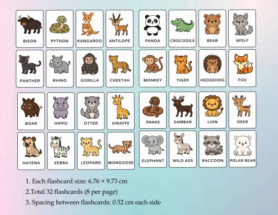 Animal Flashcards Animal Flashcards