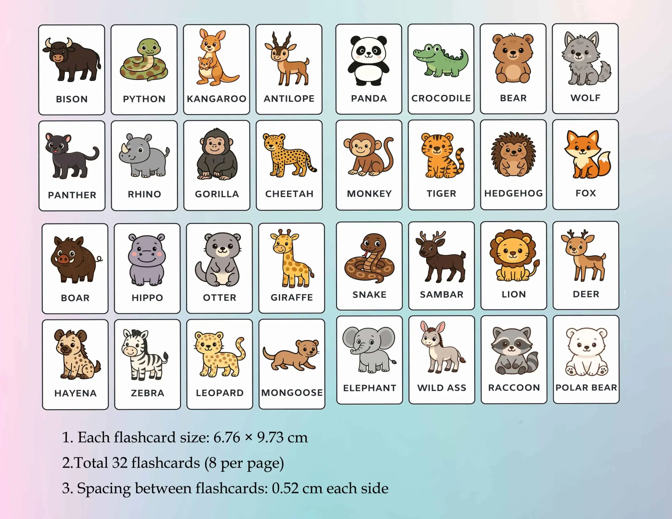 Animal Flashcards