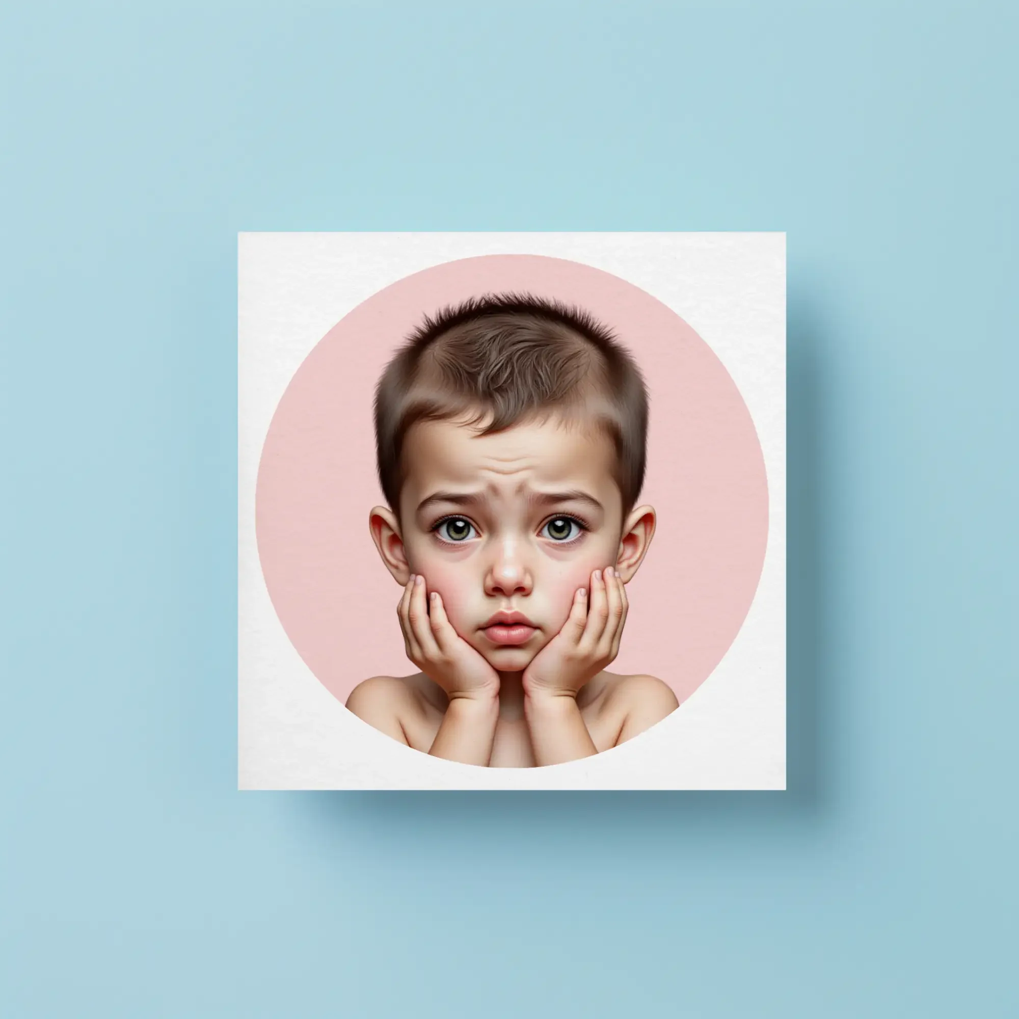 Child Mood Stickers Illustration