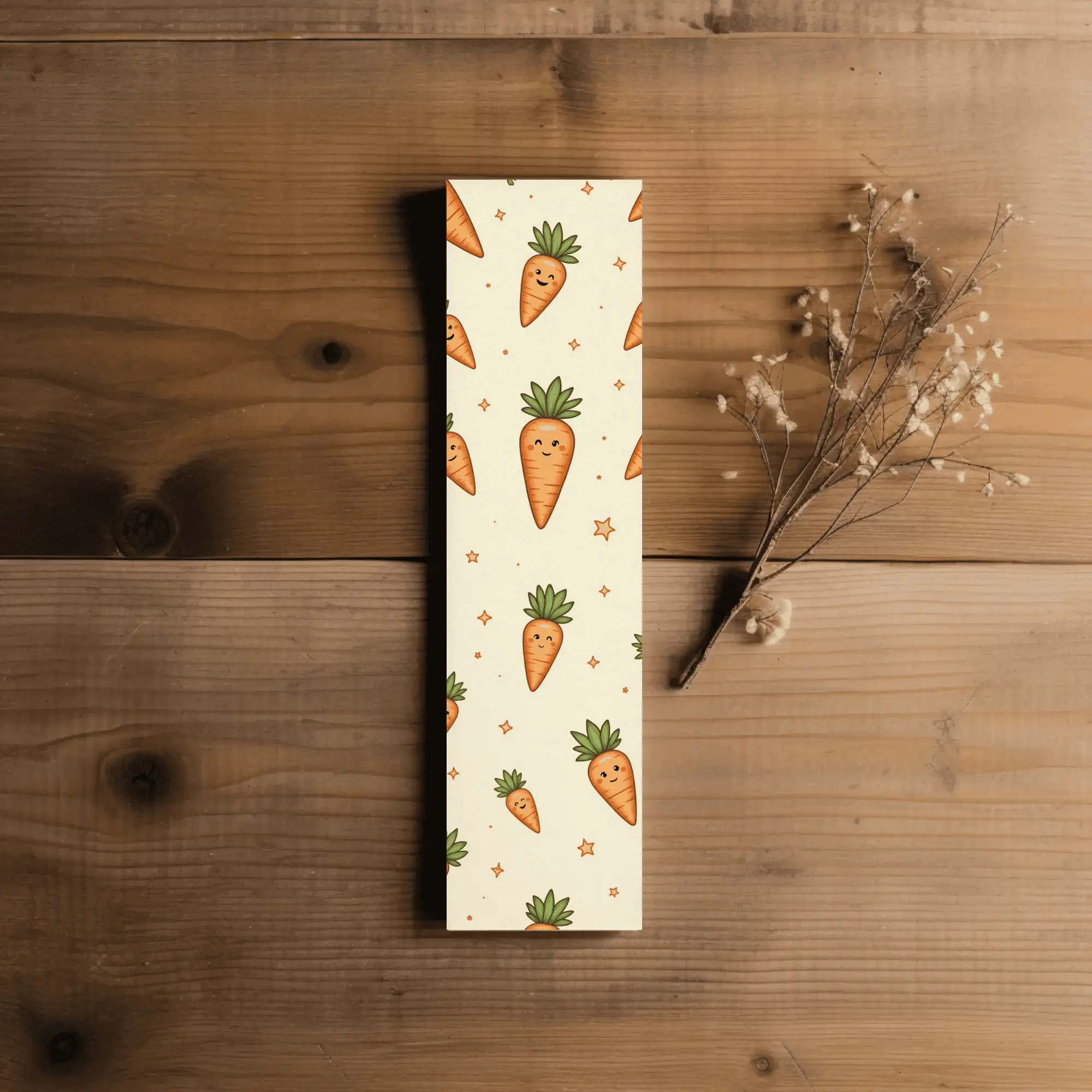 Continous Vegetables Bookmark Pattern