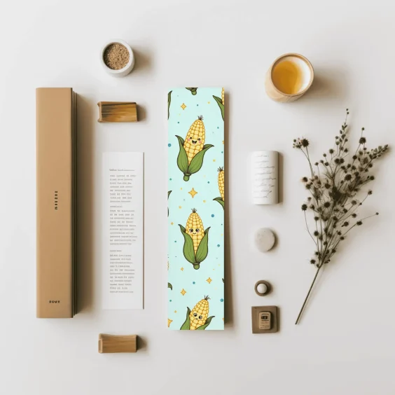 Continous Veggi Bookmark Pattern