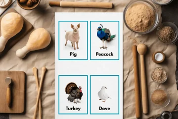 Cow Cat Donkey Domestic Animals Flashcards PrntPixl