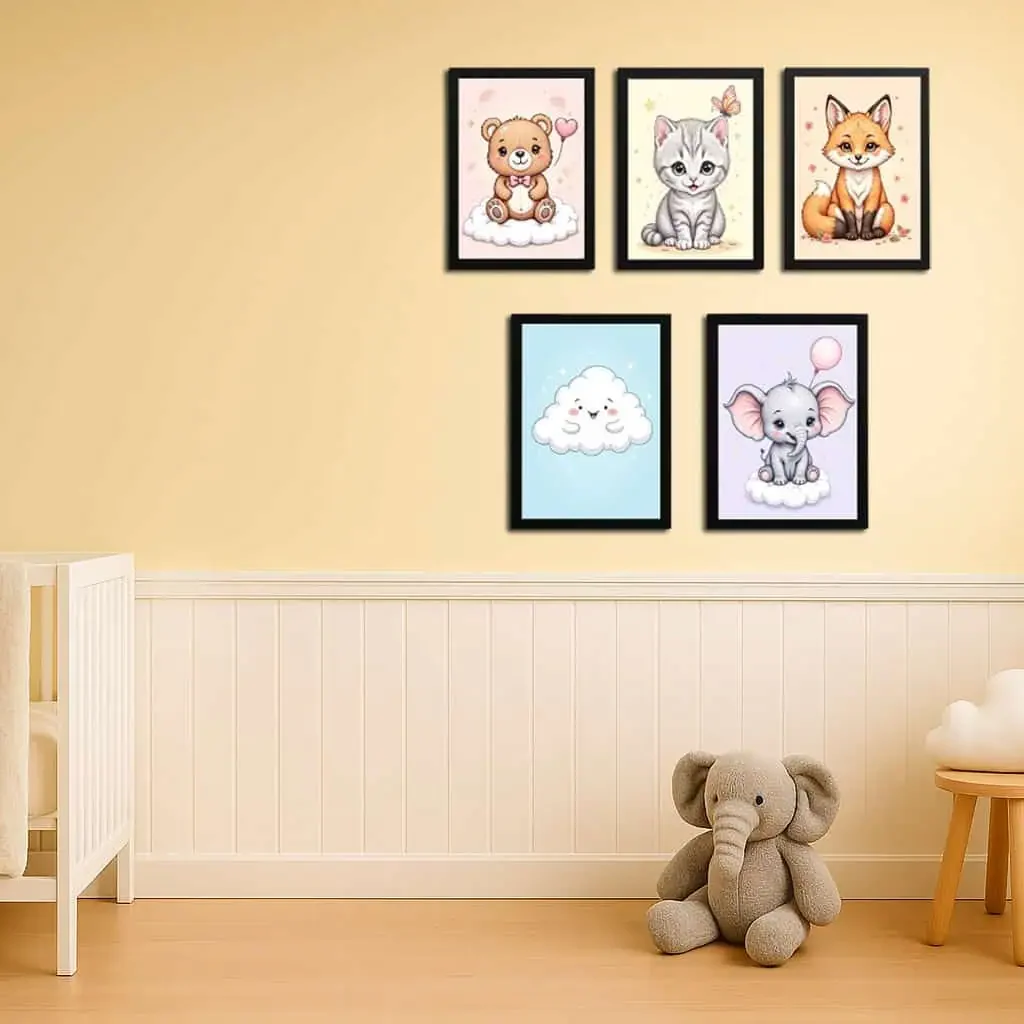 Cute Cloud Illustration PNG for Kids