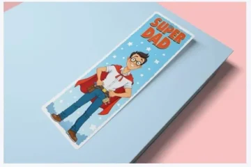 Cute Office Dad Bookmark to Print at Home