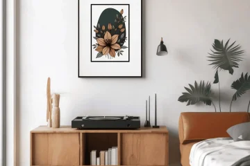 Elegant Hand Drawn Botanical Wall Art Print