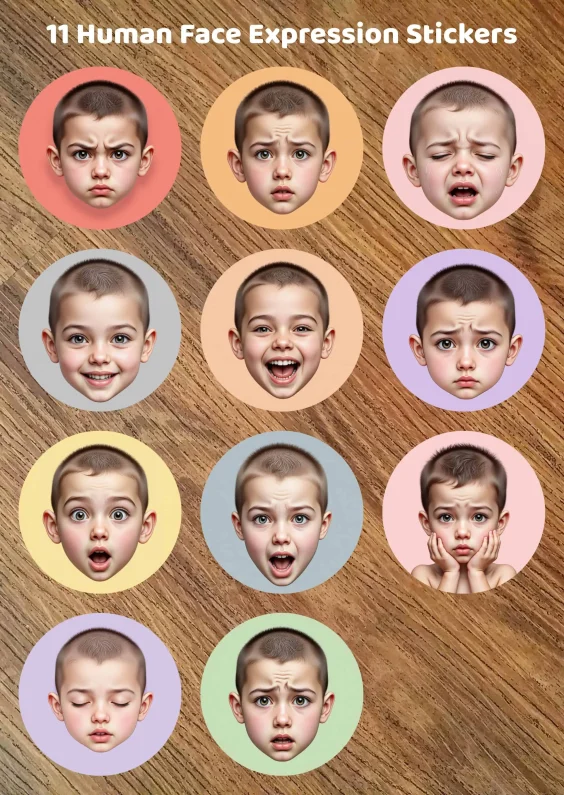 Emotional Faces for Kids