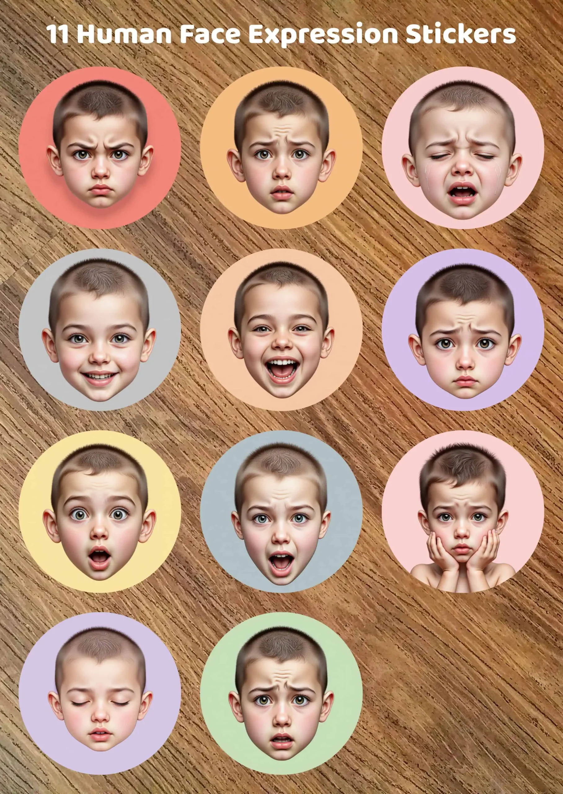 Emotional Faces for Kids