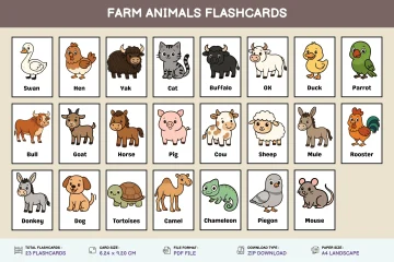 Farm Animals Flashcards Farm Animals Flashcards