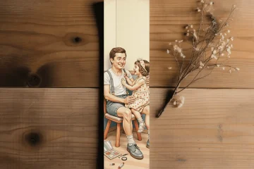 Father Bookmark Design