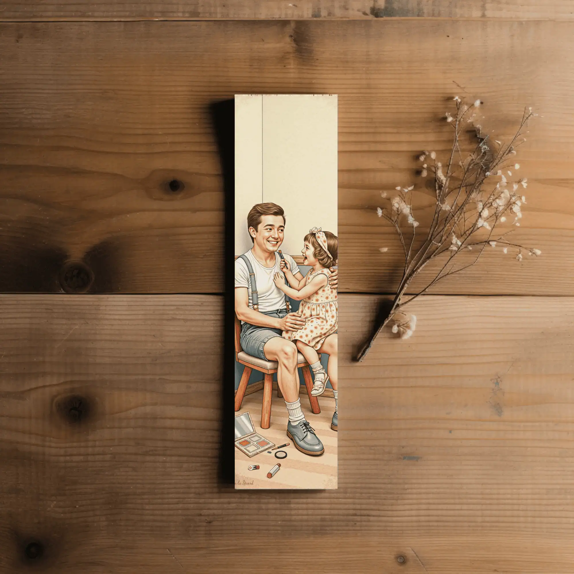 Father Bookmark Design