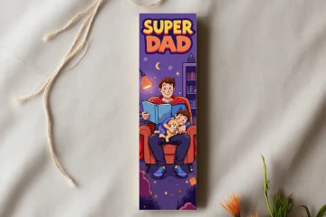 Father’s Day Bookmark for Working Dad
