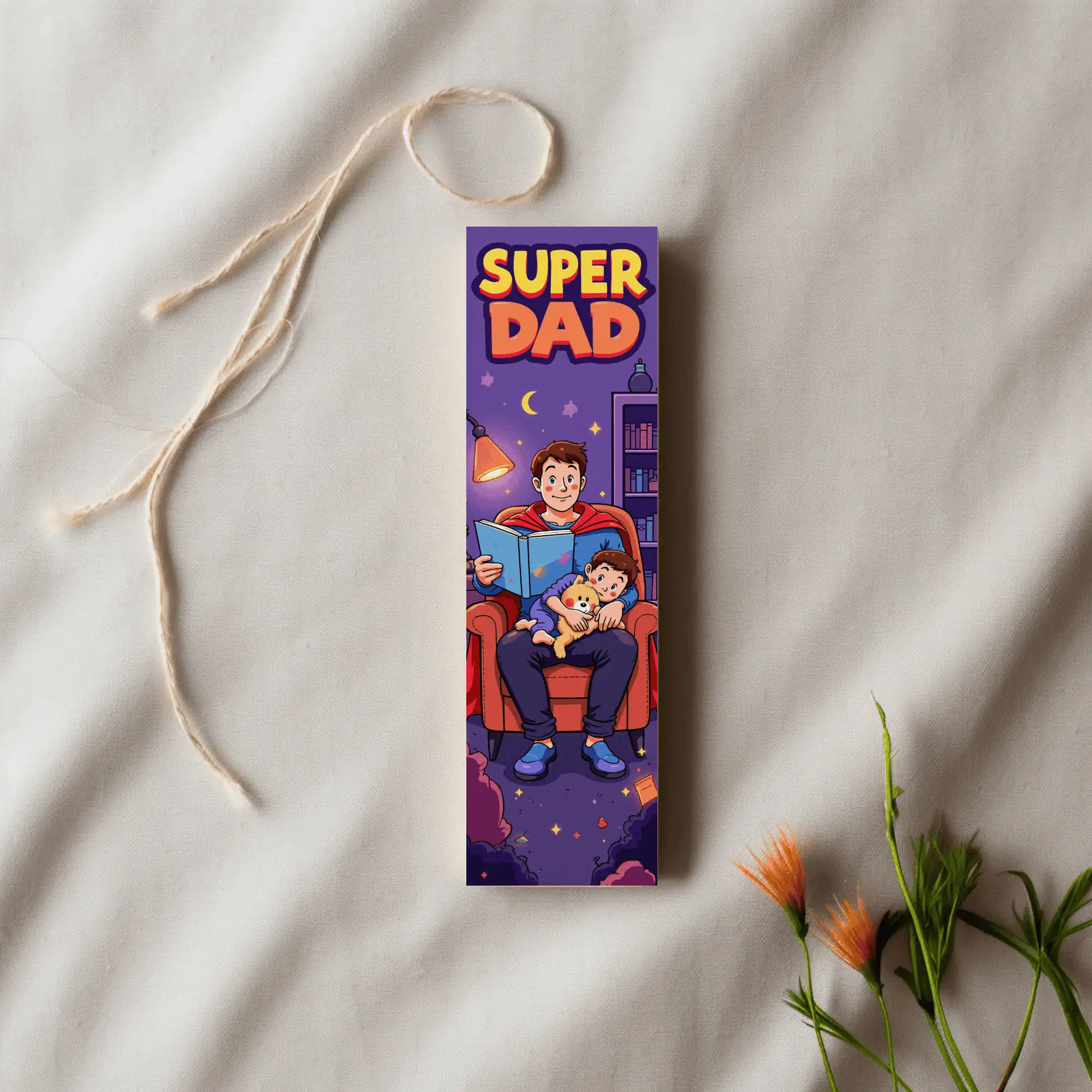 Father’s Day Bookmark for Working Dad