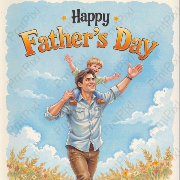 Father's Day Postcard Graphics