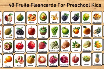 Flashcards of Fruits