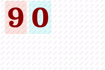 Flashcards of Numbers