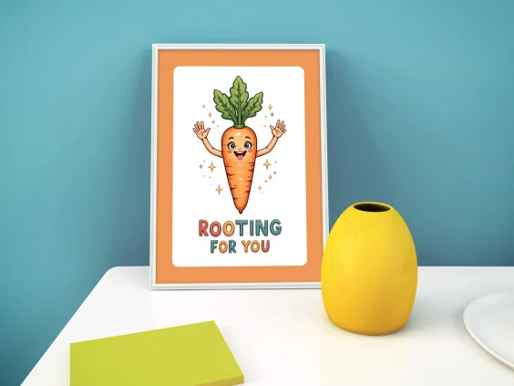 Food Theme Wall Art Printable for Preschool Classroom