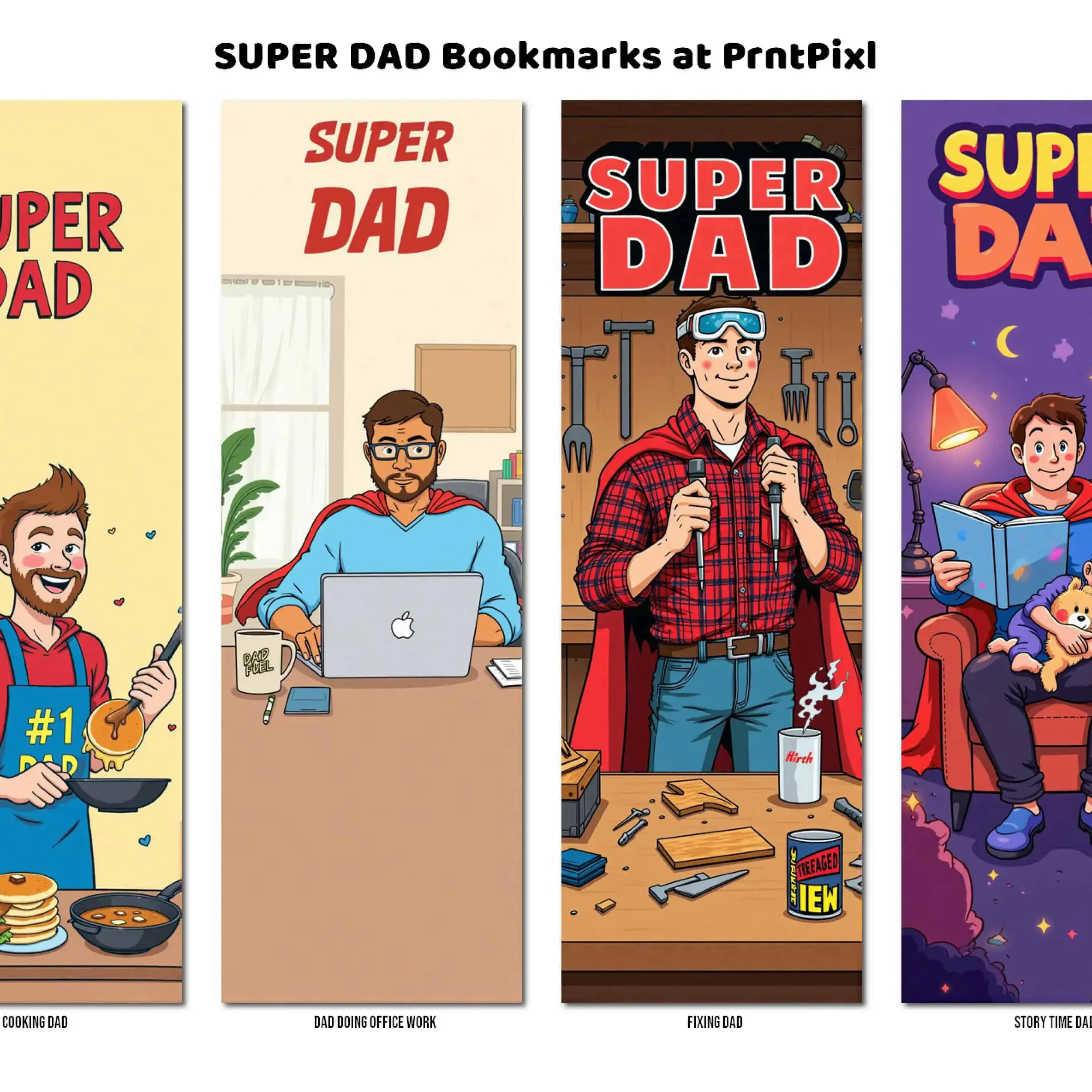 Free Digital Bookmark Gift for Father’s Day