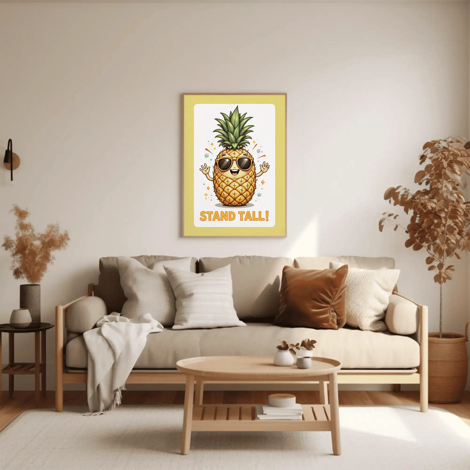 Free Fruit Wall Art Printable for Kids Room