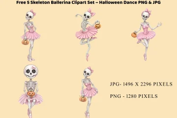 Free Halloween Dance Skeleton