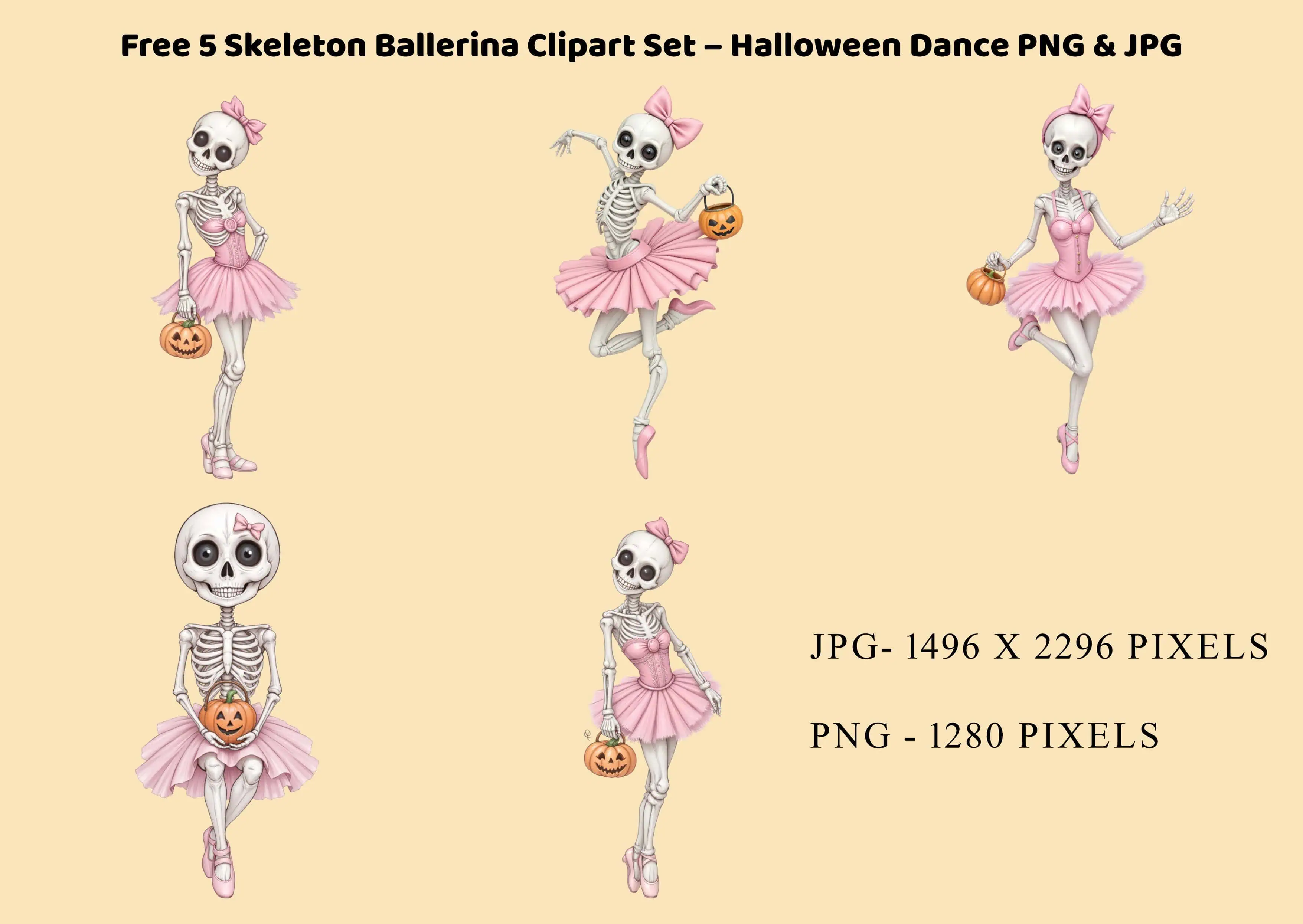 Free Halloween Dance Skeleton