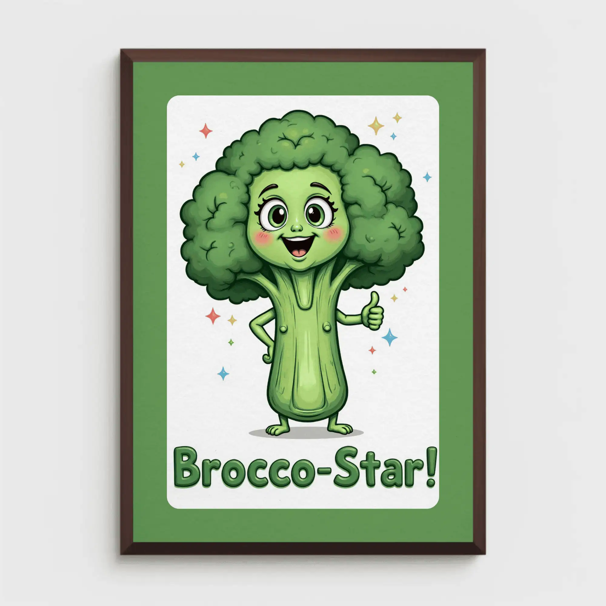 Free Vegetable Wall Art Printable for Kids Room