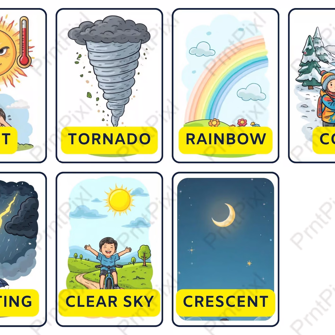 Free-Weather-Flaschards-For