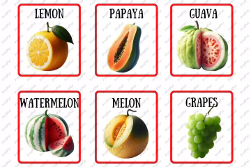 Fruits Flashcards
