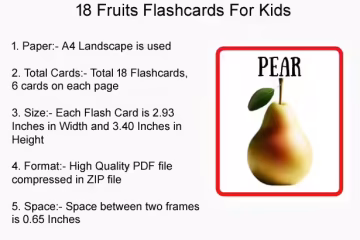 Fruits Flashcards Detail Page
