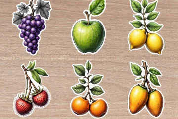 High Quality Fruit PNG Stickers