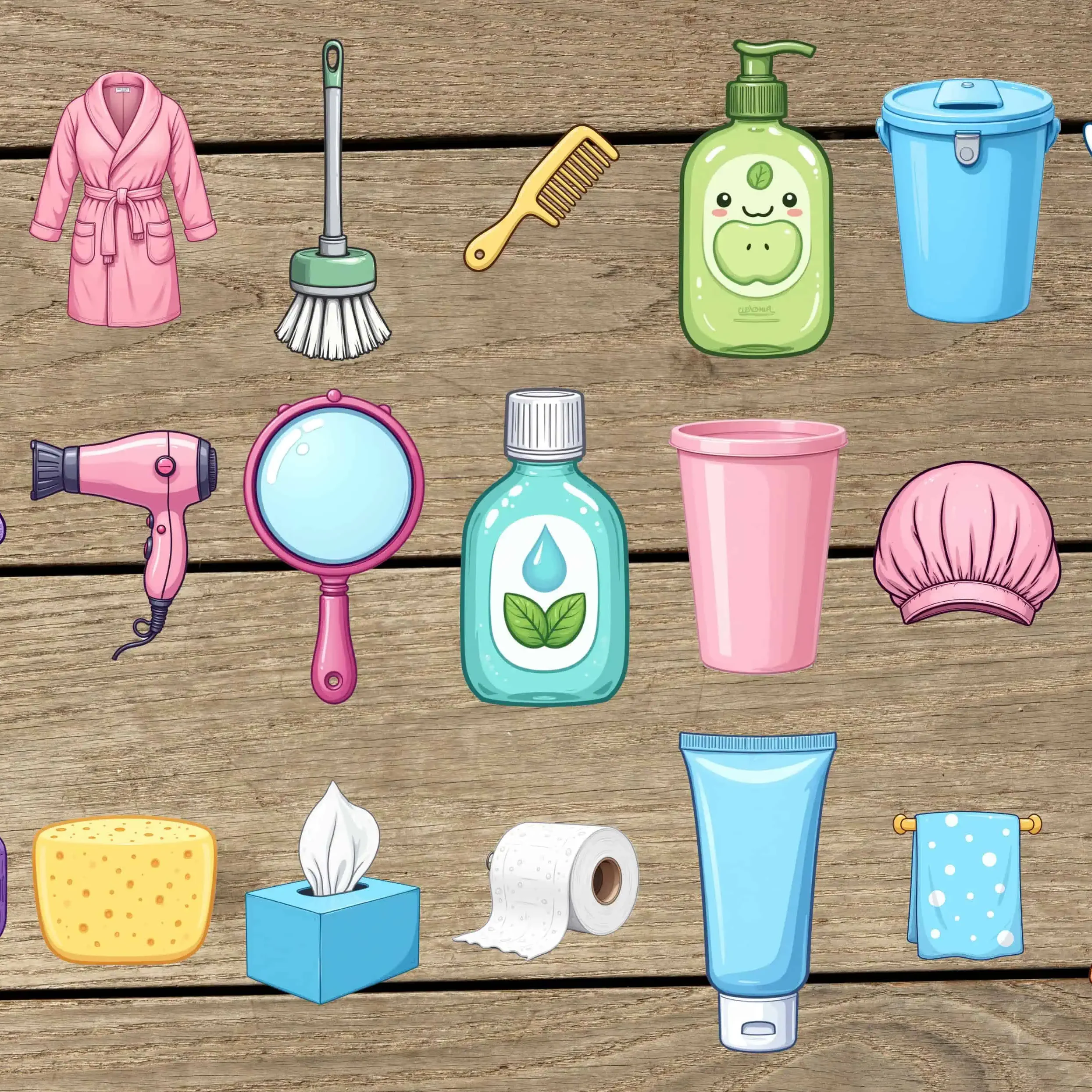 Hygiene Stickers for Kids Printable Chart
