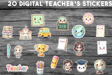 Kawaii Teacher Planner Stickers