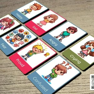 Kids Emotions and Feelings Flash Cards