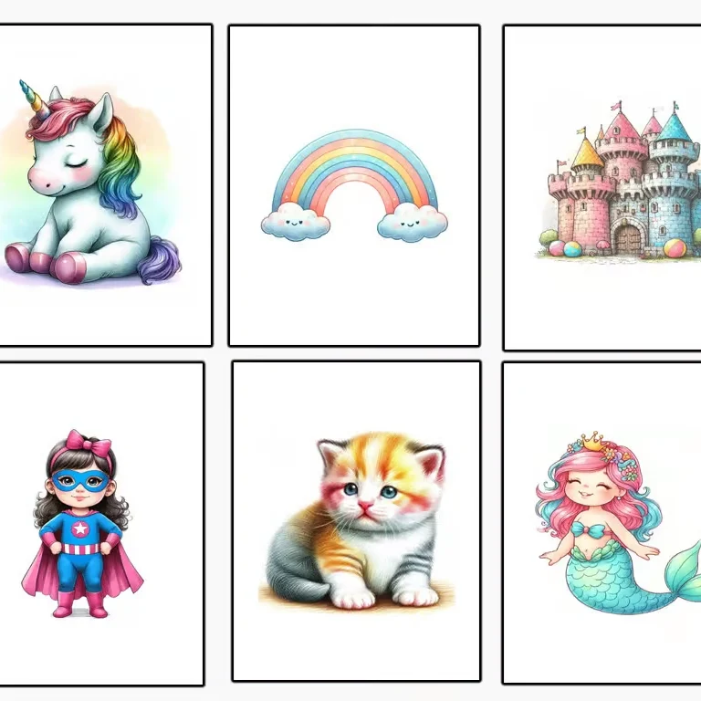 Kids Room A4 Size Posters