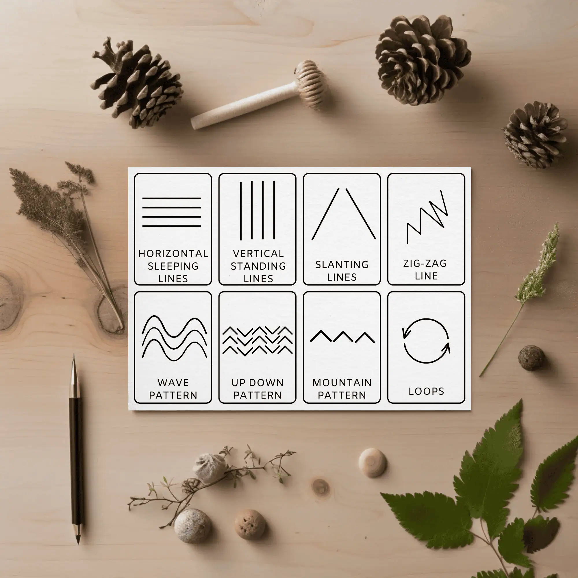 Lines & Patterns Flashcards