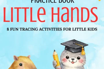 Little Hands Practice Book - A Must Practice Activity Book For Kids Before Start Learning ABCD Alpahbets and Counting