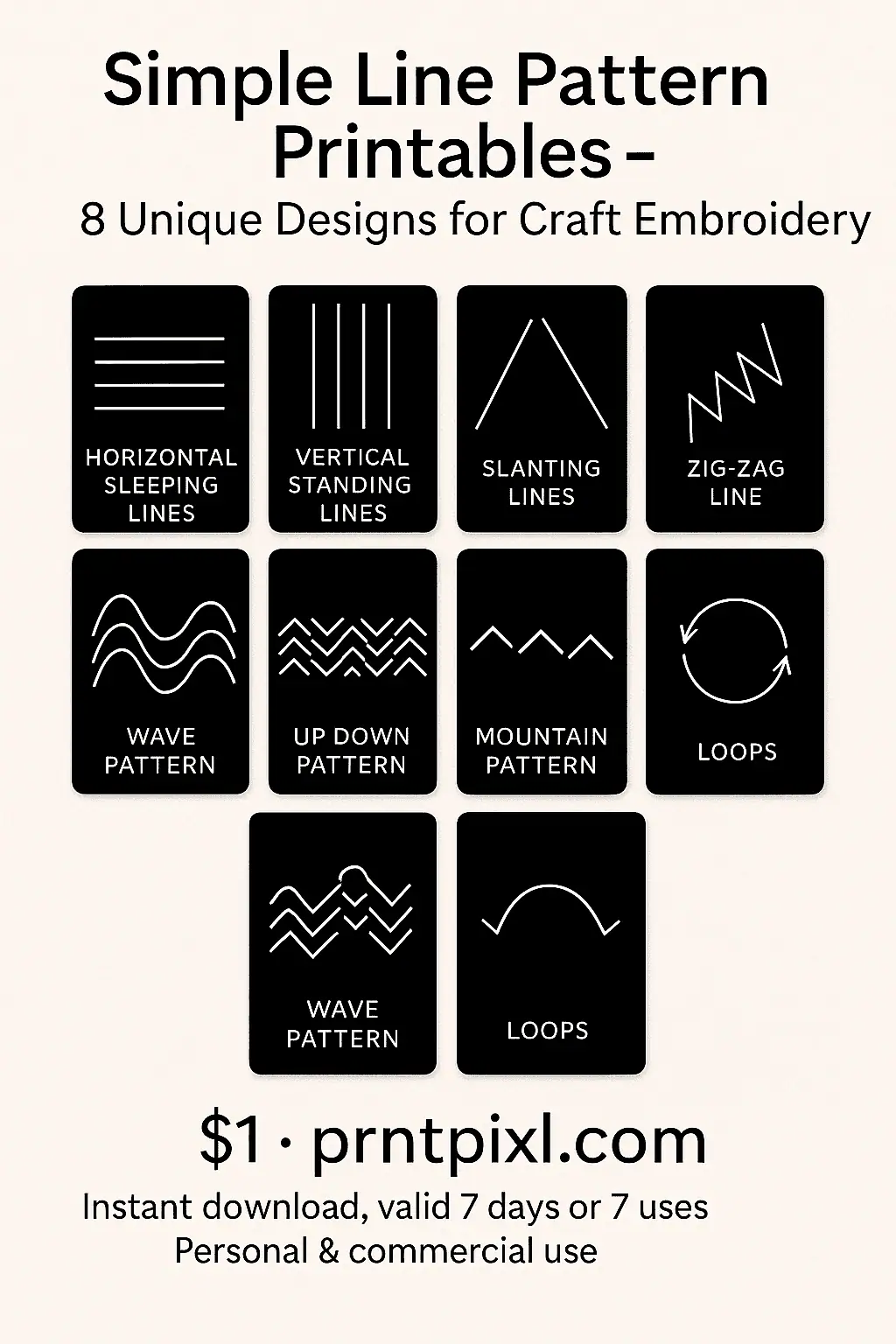 Low Stimulation Lines and Patterns