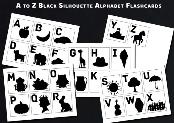 Minimalist A to Z Learning Flashcards PDF