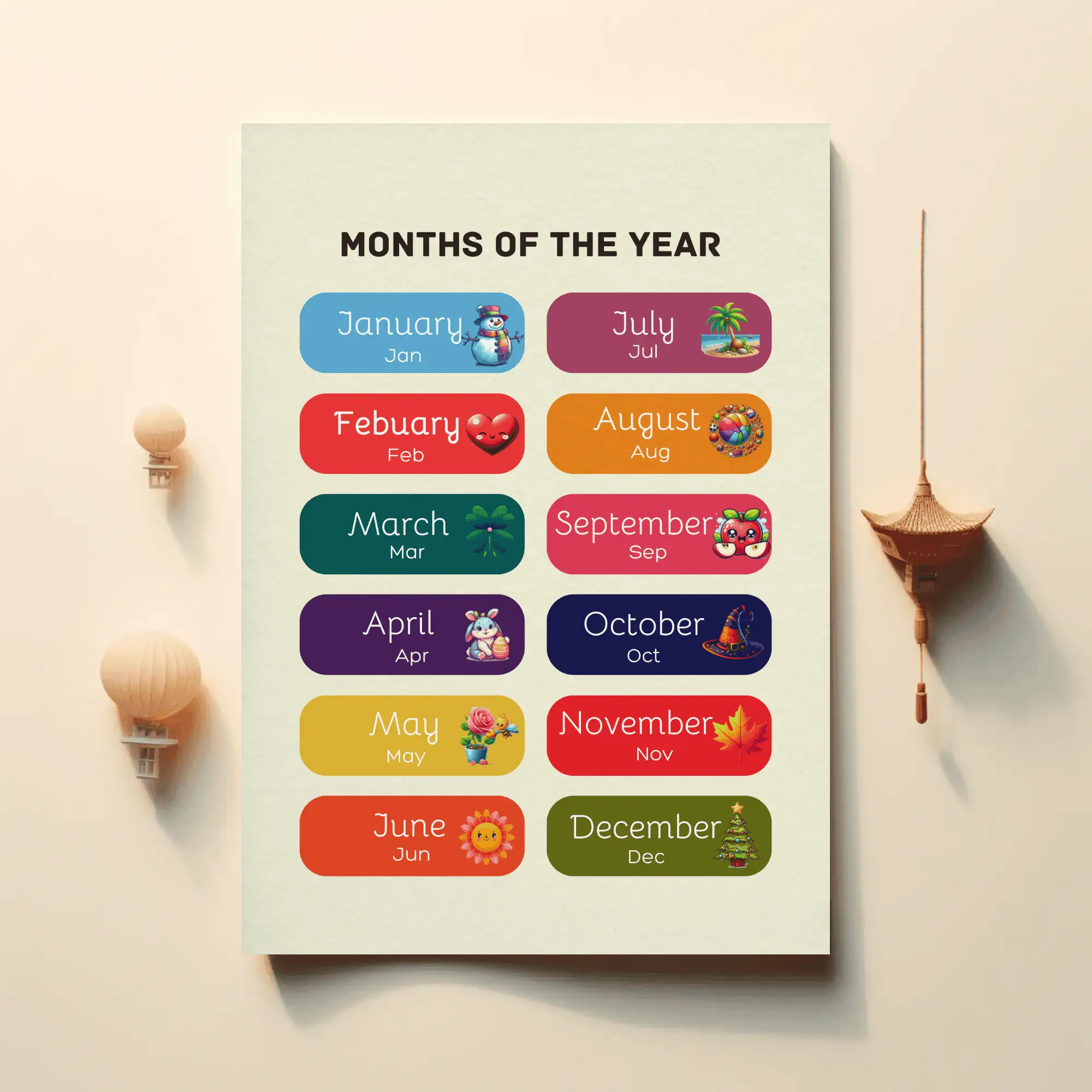 Months of the year