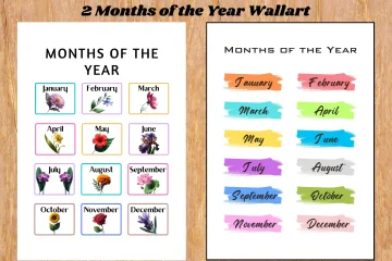Preschool Calendar Printable Bundle