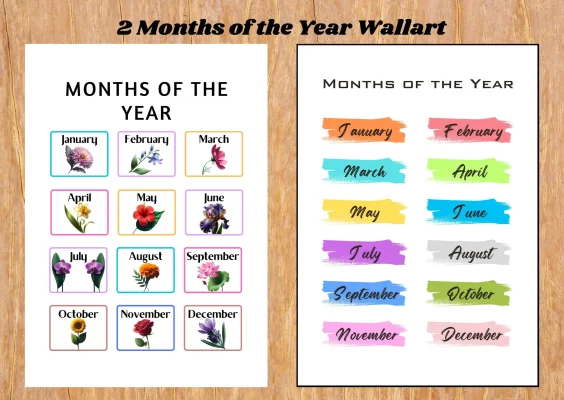 Preschool Calendar Printable Bundle