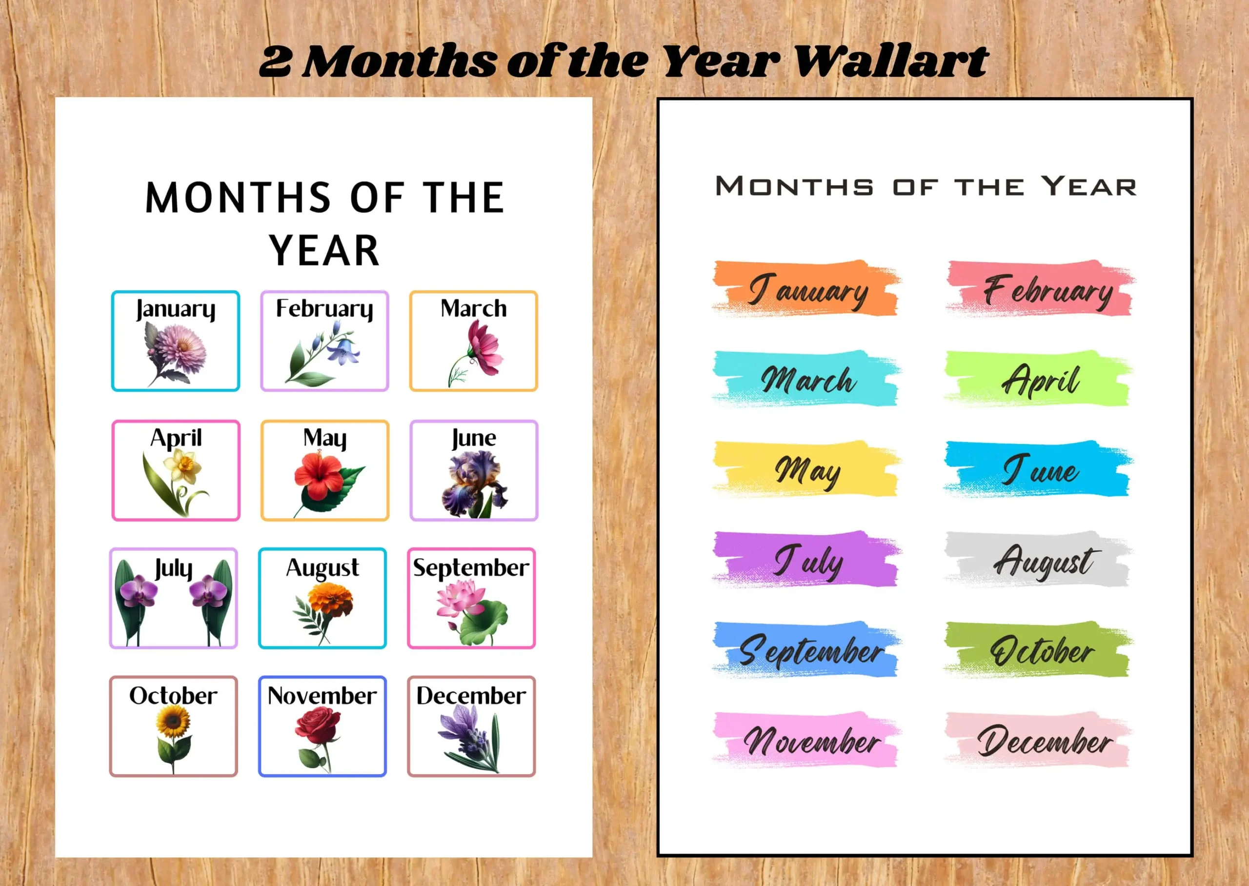 Preschool Calendar Printable Bundle