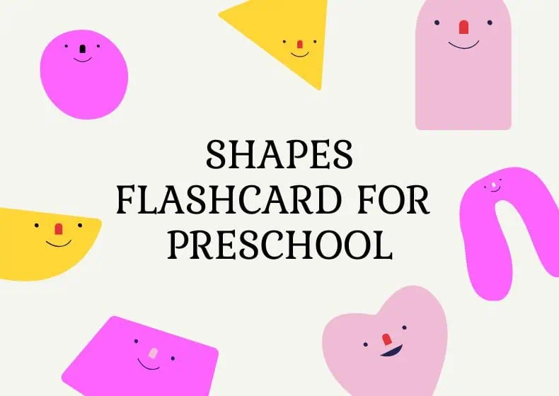 Shapes Flashcards Printable For Preschool Learning