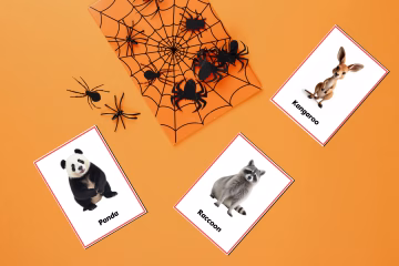 Real Animals Flashcards For Kids