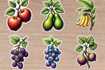 Realistic Watercolor Fruit Clipart