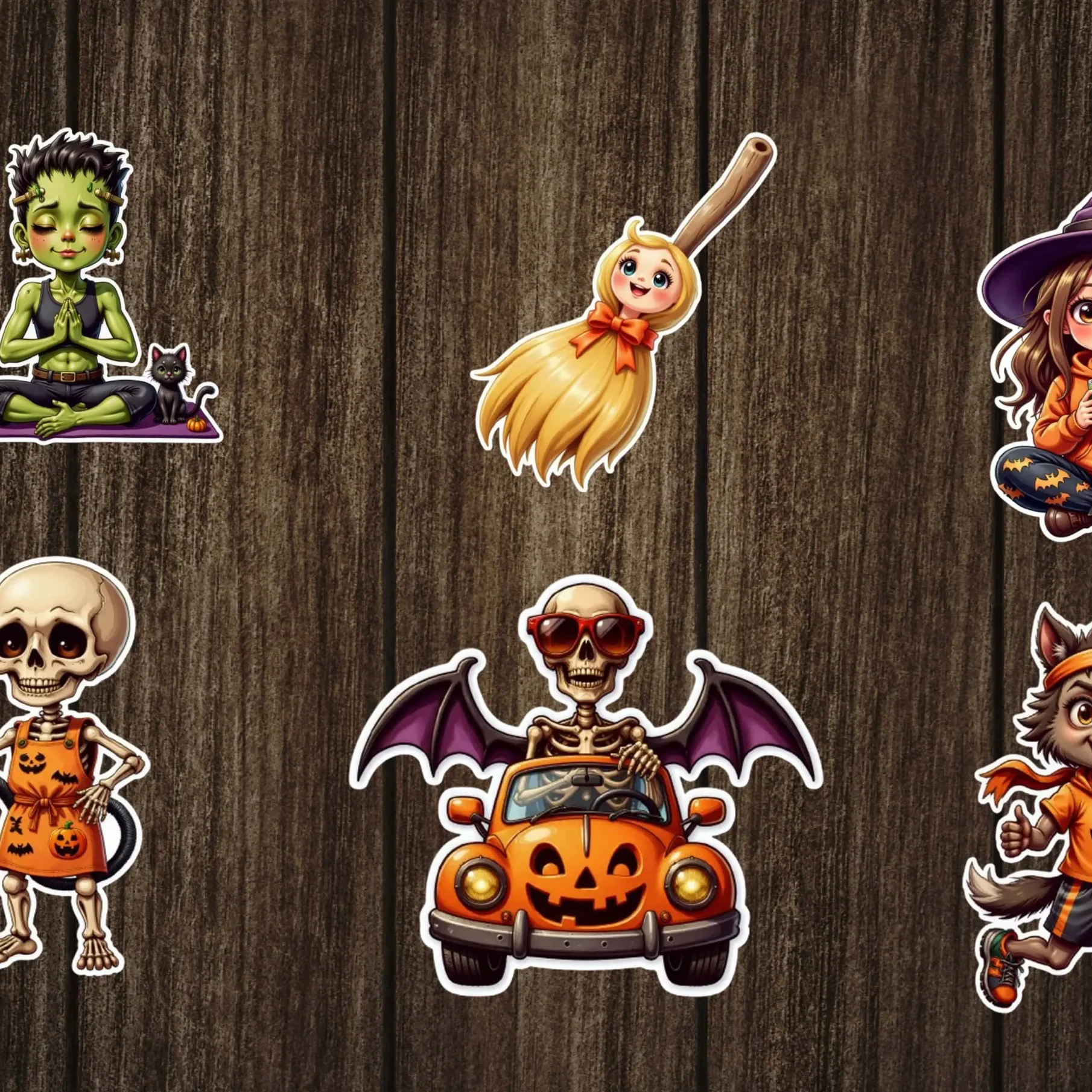 Sample Halloween Planner Stickers