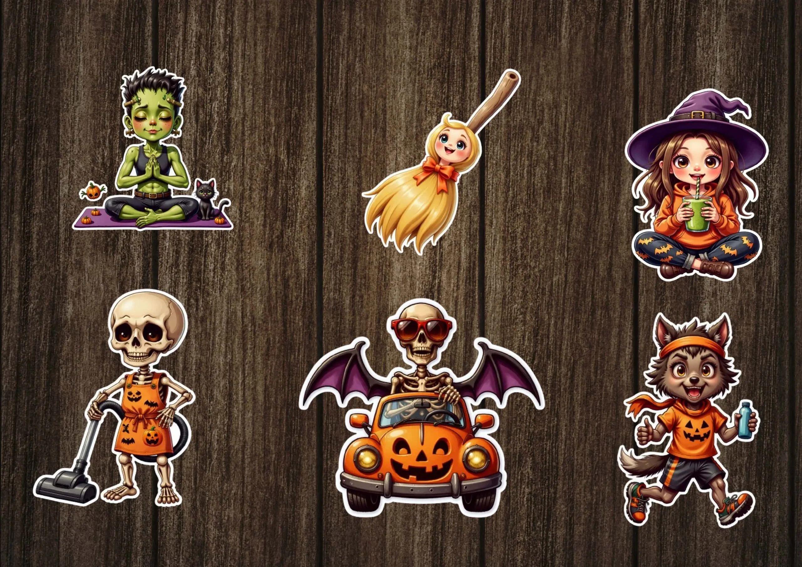 Sample Halloween Planner Stickers