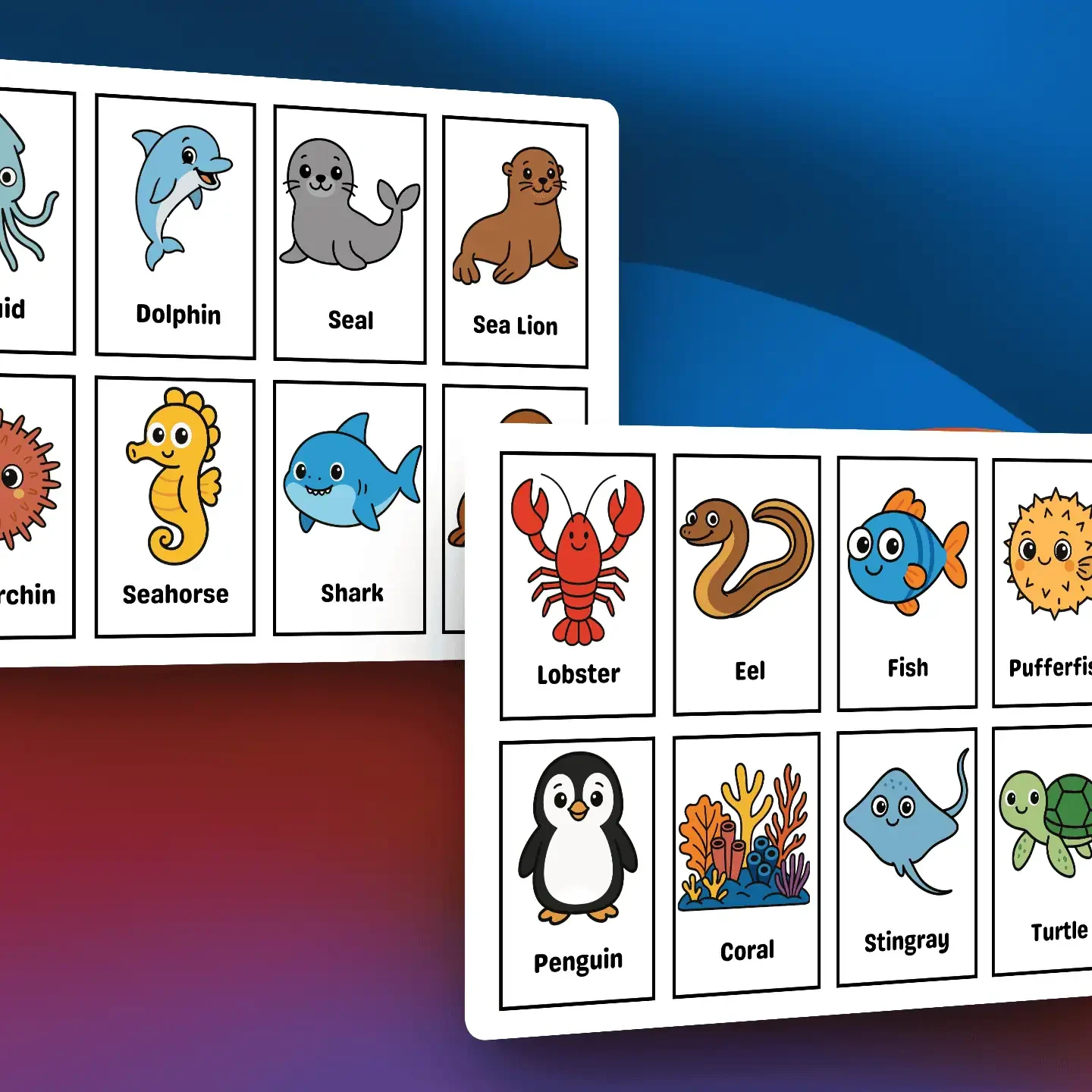 Sea Animals Flashcards